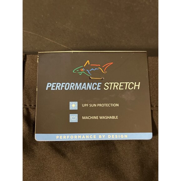 Greg Norman Performance Stretch Golf Shorts Upf Protection Black Size 42 NWT - Picture 4 of 5